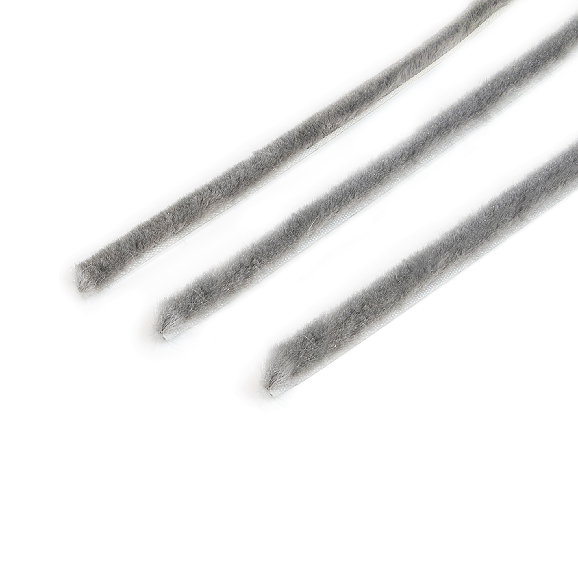 Joint brosse adhésif gris autocollant bande anti poussière Fenêtre Porte  coulissantes Rail Etanchéité Meuble Placard Isolation Verre Vitre, 4,8mm x  4mm x 10m