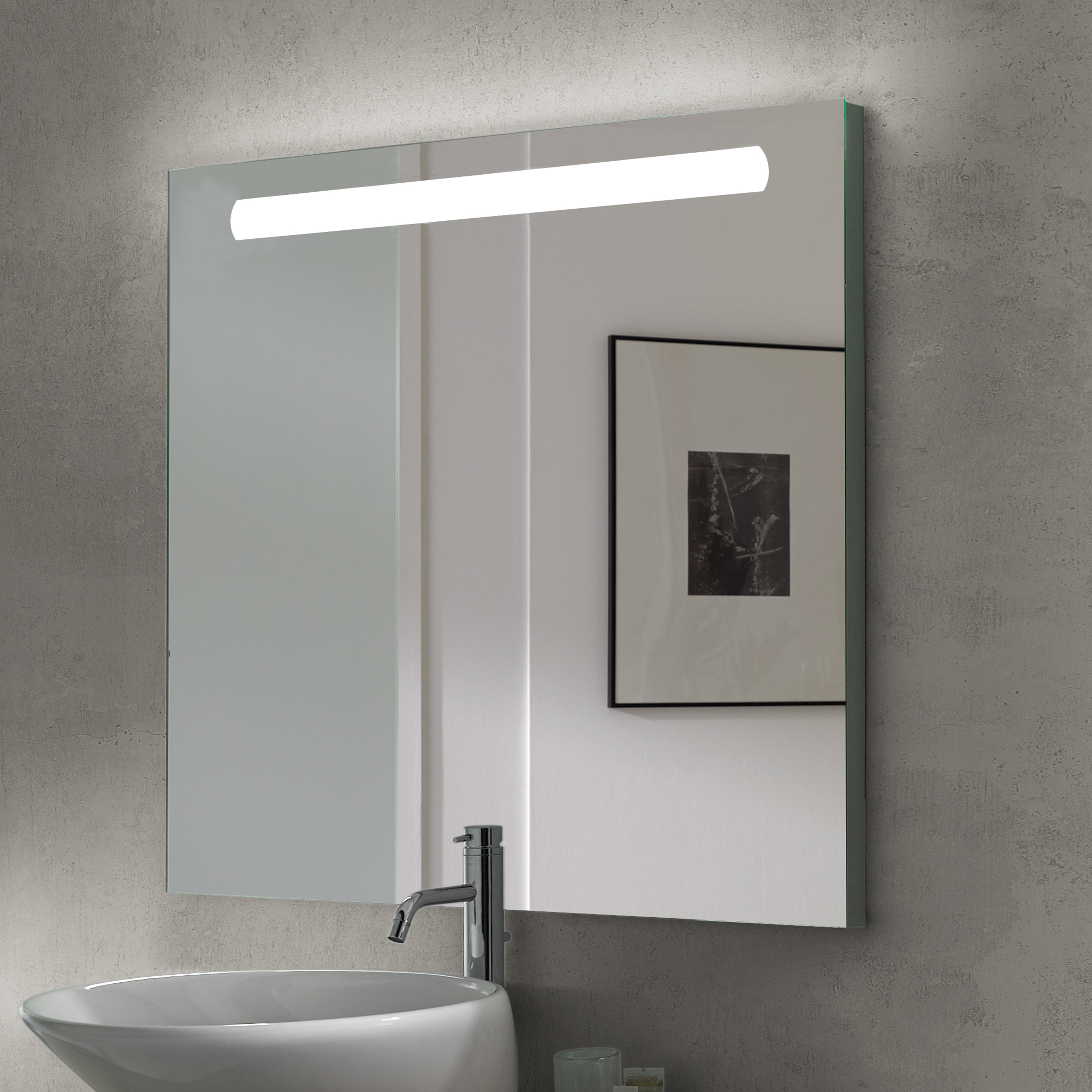 EMUCA 5071511 Luminaire LED pour miroir de salle de bain 5 W 40 mm Chromé