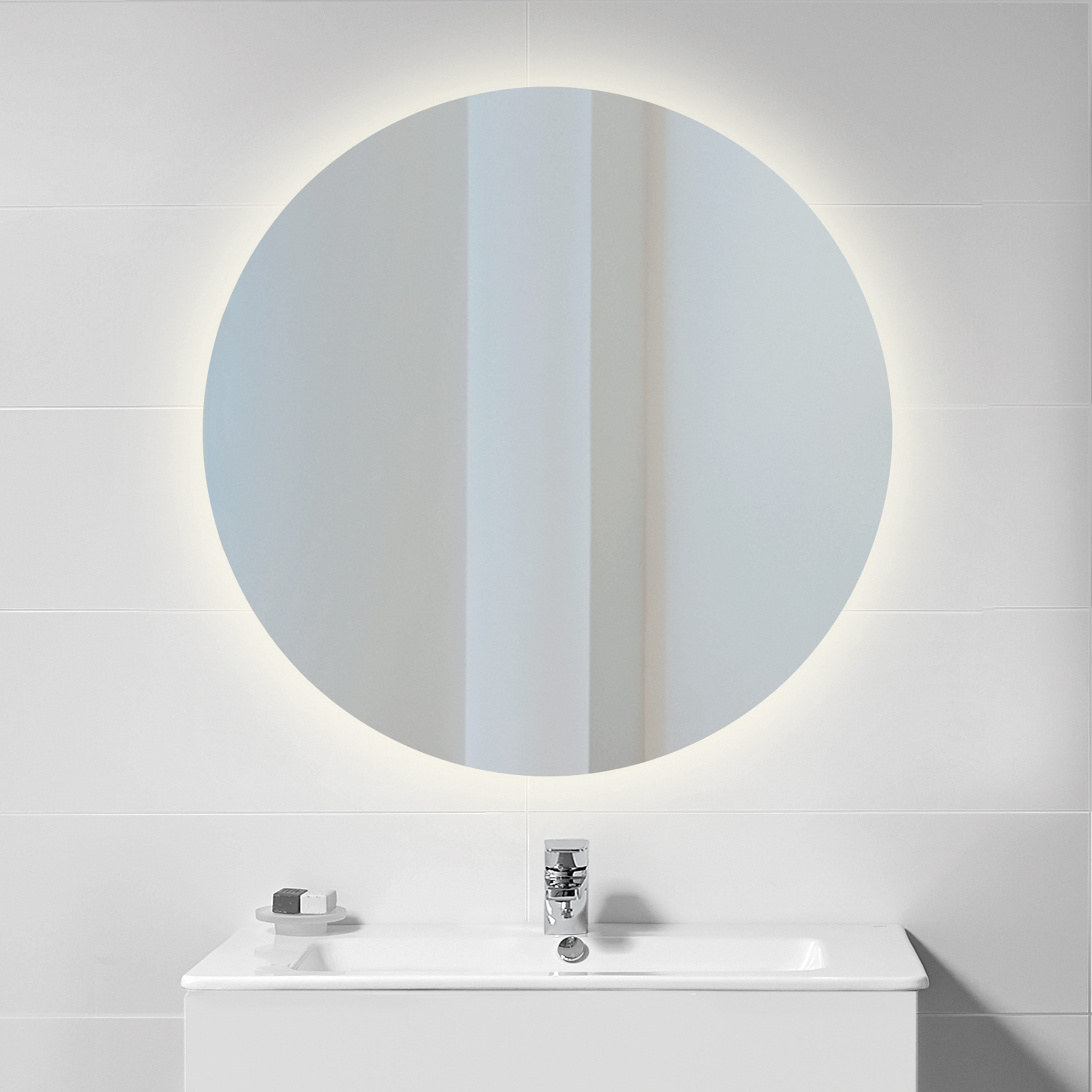 7 W 300 mm EMUCA 5071211 Luminaire LED pour miroir de salle de bain Chromé 